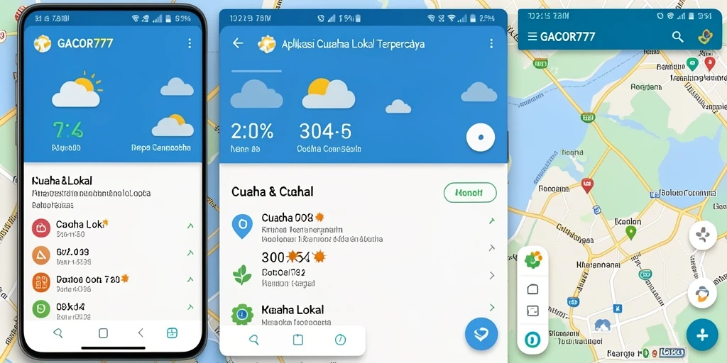 Tampilan antarmuka GACOR777 untuk informasi cuaca lokal yang akurat.