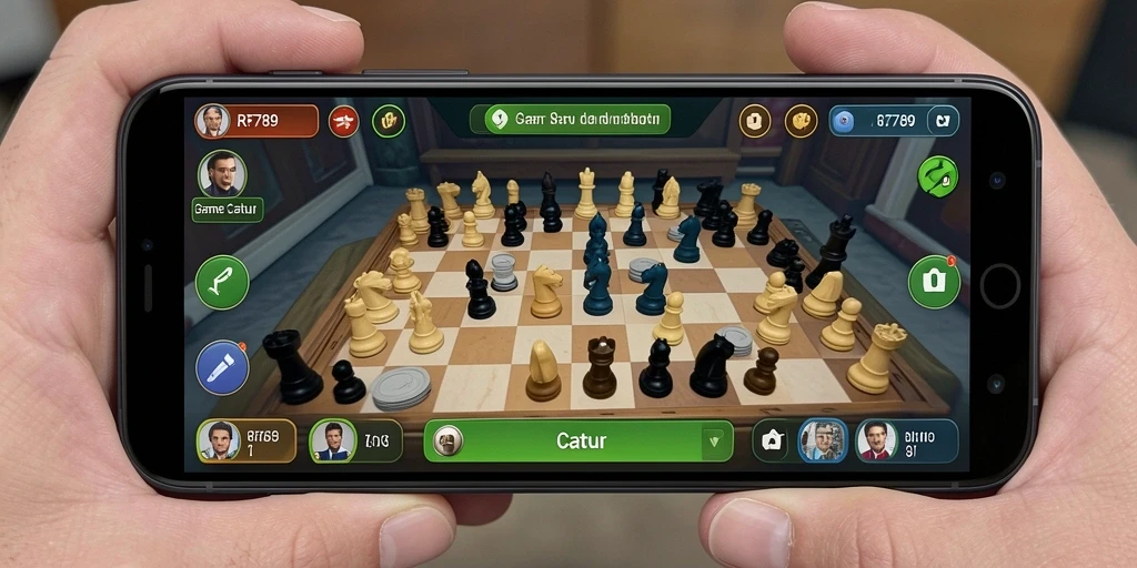 Antarmuka game Catur RR789 yang menarik dan penuh strategi.