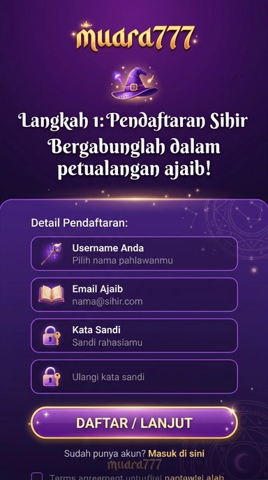 Daftar Akun Baru Muara777 untuk Pengguna Android